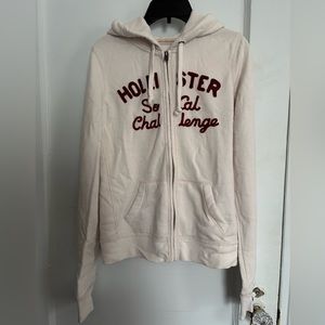 Hollister zip hoodie, women, size m